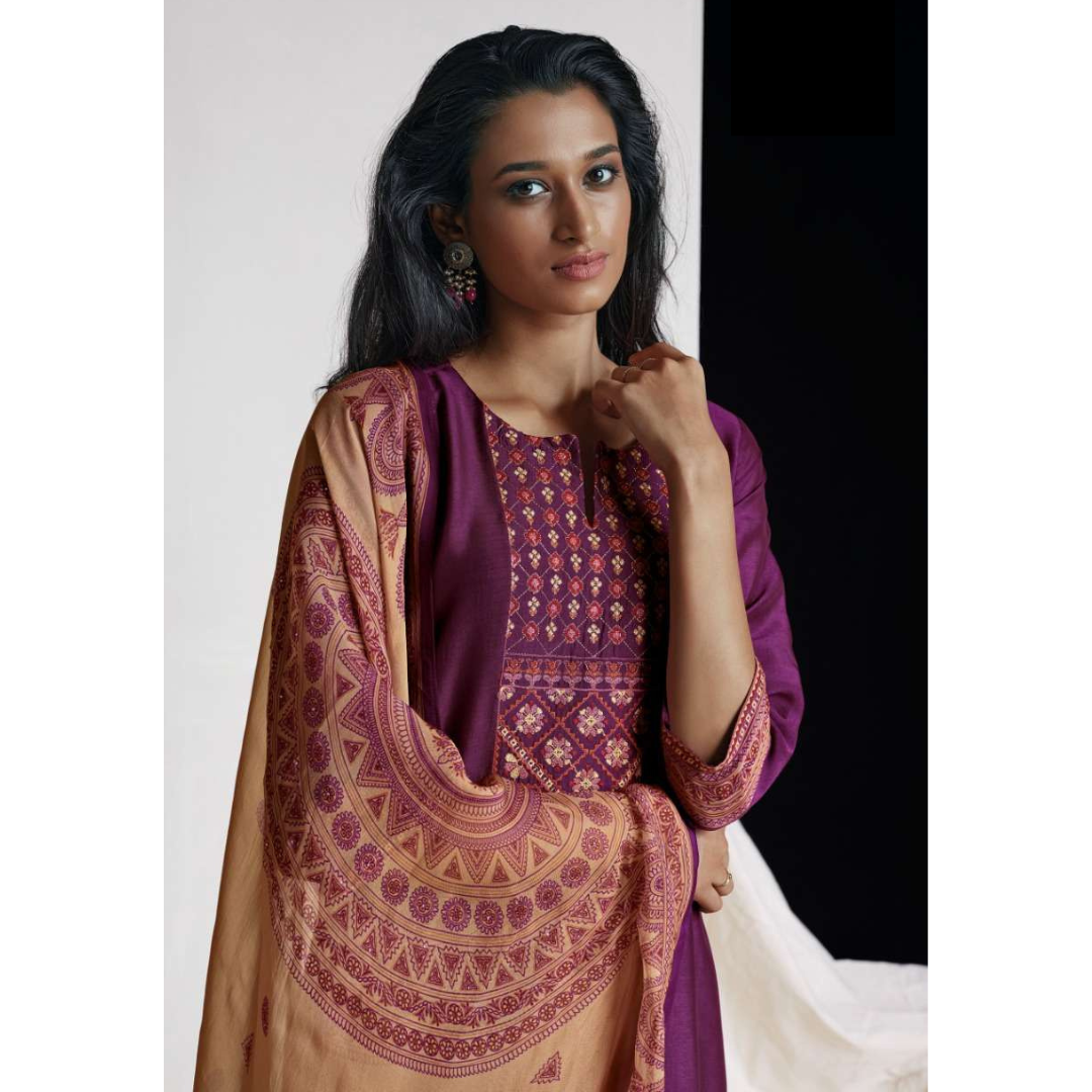 Russian Silk Suit- B171