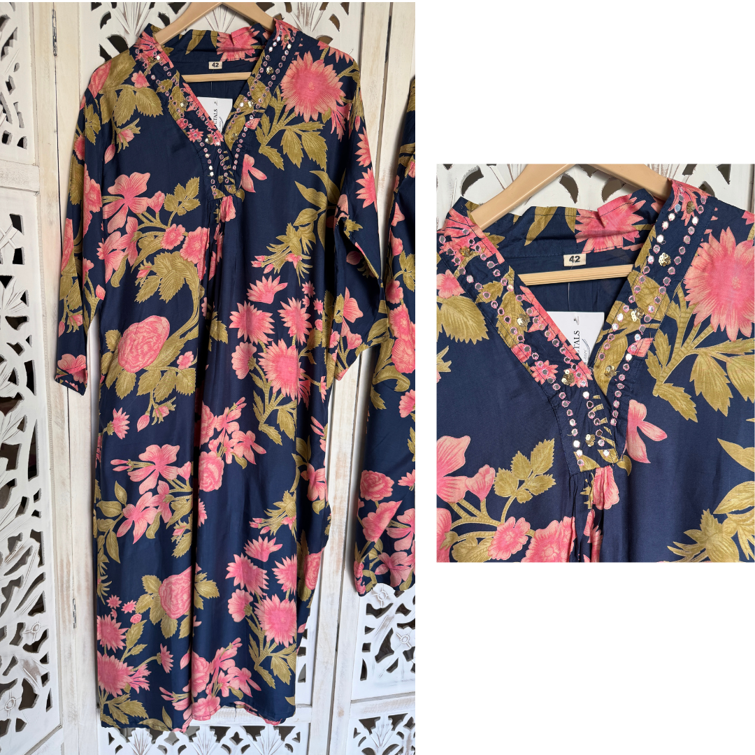 Kurta Pant Set- R09 FLORAL