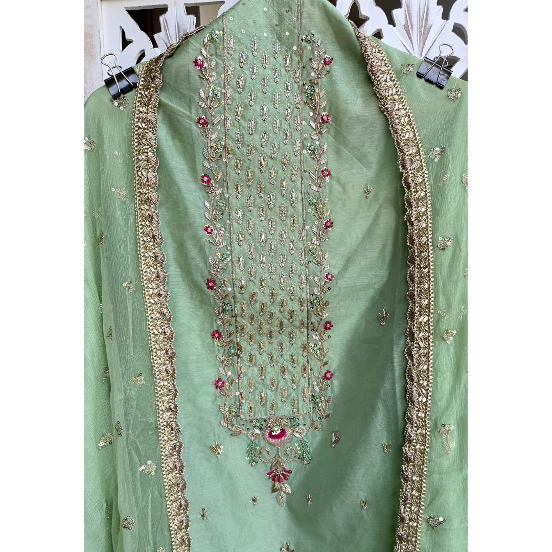 Chanderi Suit- D053