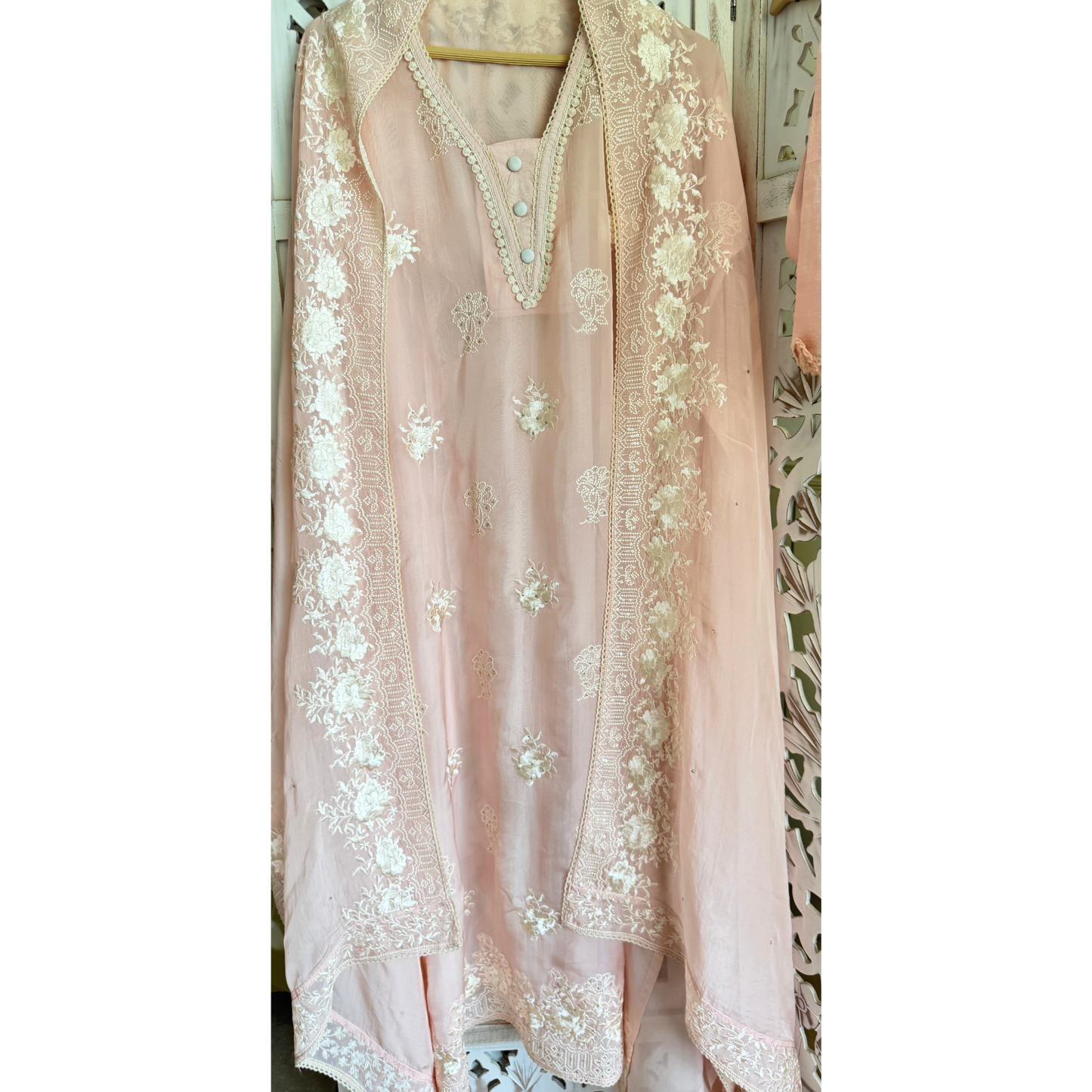 Organza Suit- E040