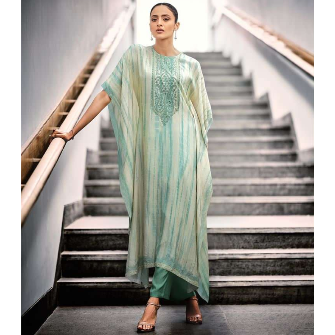 Unstitched Kaftan- B210