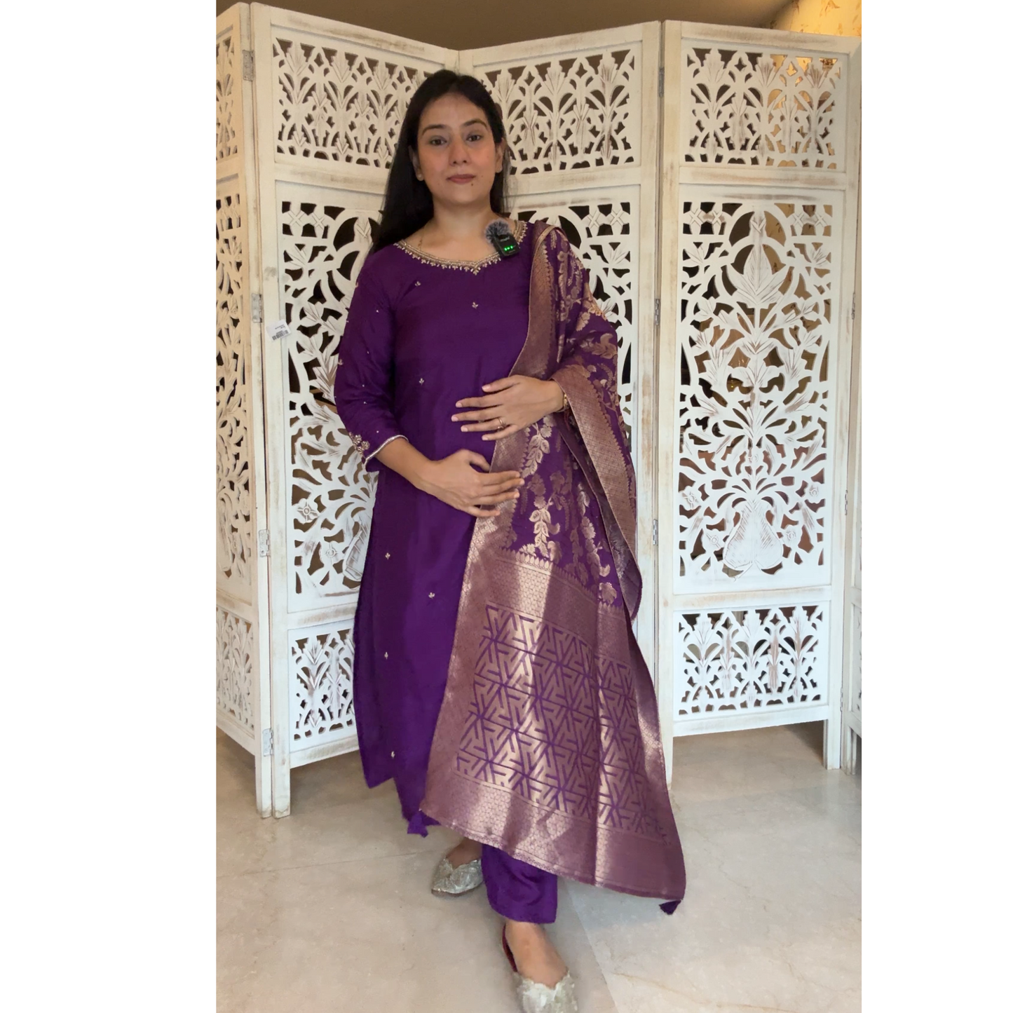Silk suit- R104
