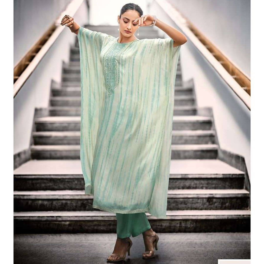 Unstitched Kaftan- B210
