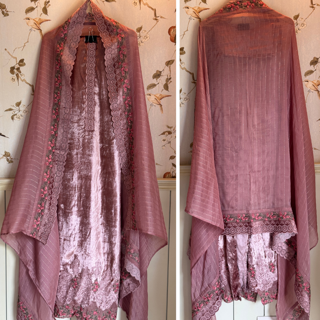 Plush Velvet Suits.-B115