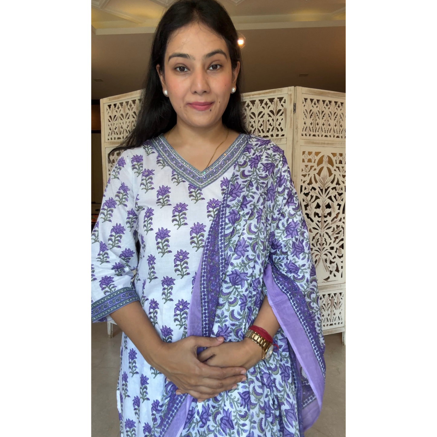 Cotton Suit set- R095