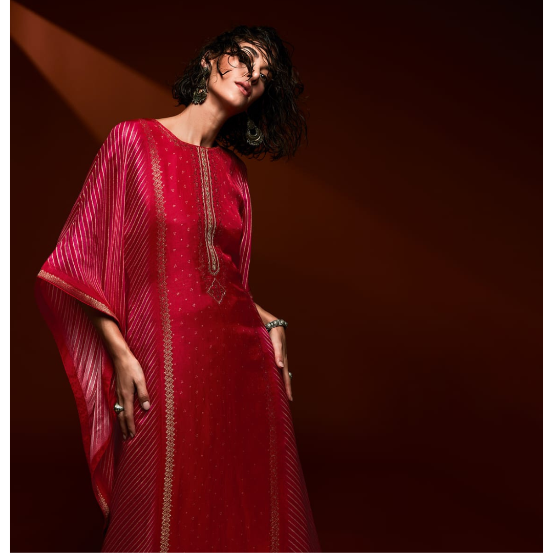 Unstitched Kaftan- B141