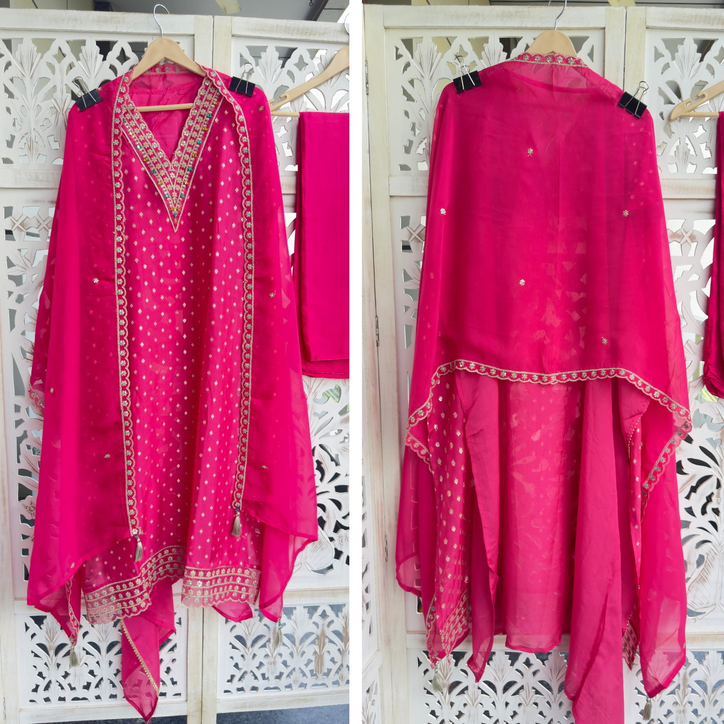 Organza Suit- D121