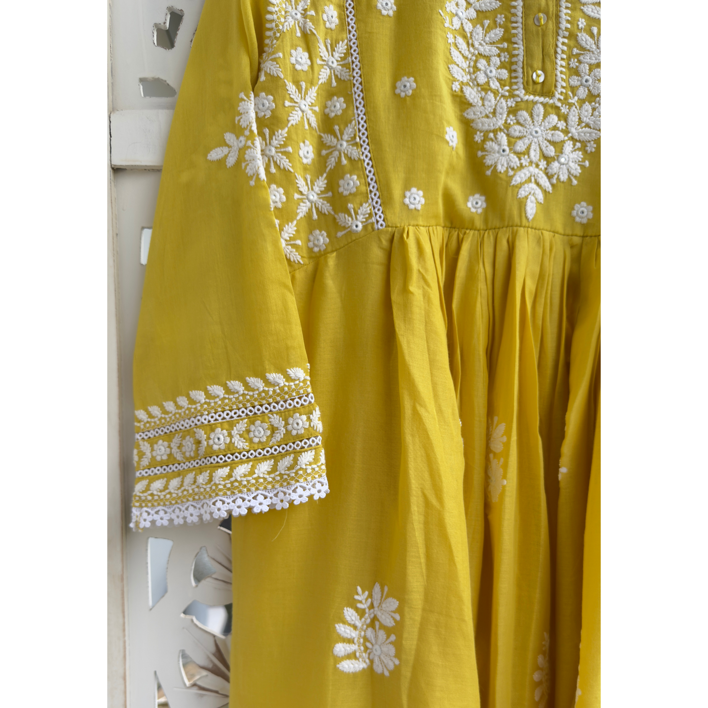 Cotton Mul Mul Kurta Pant Set- R116