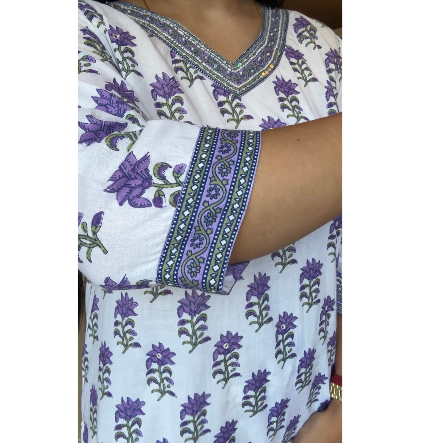 Cotton Suit set- R095