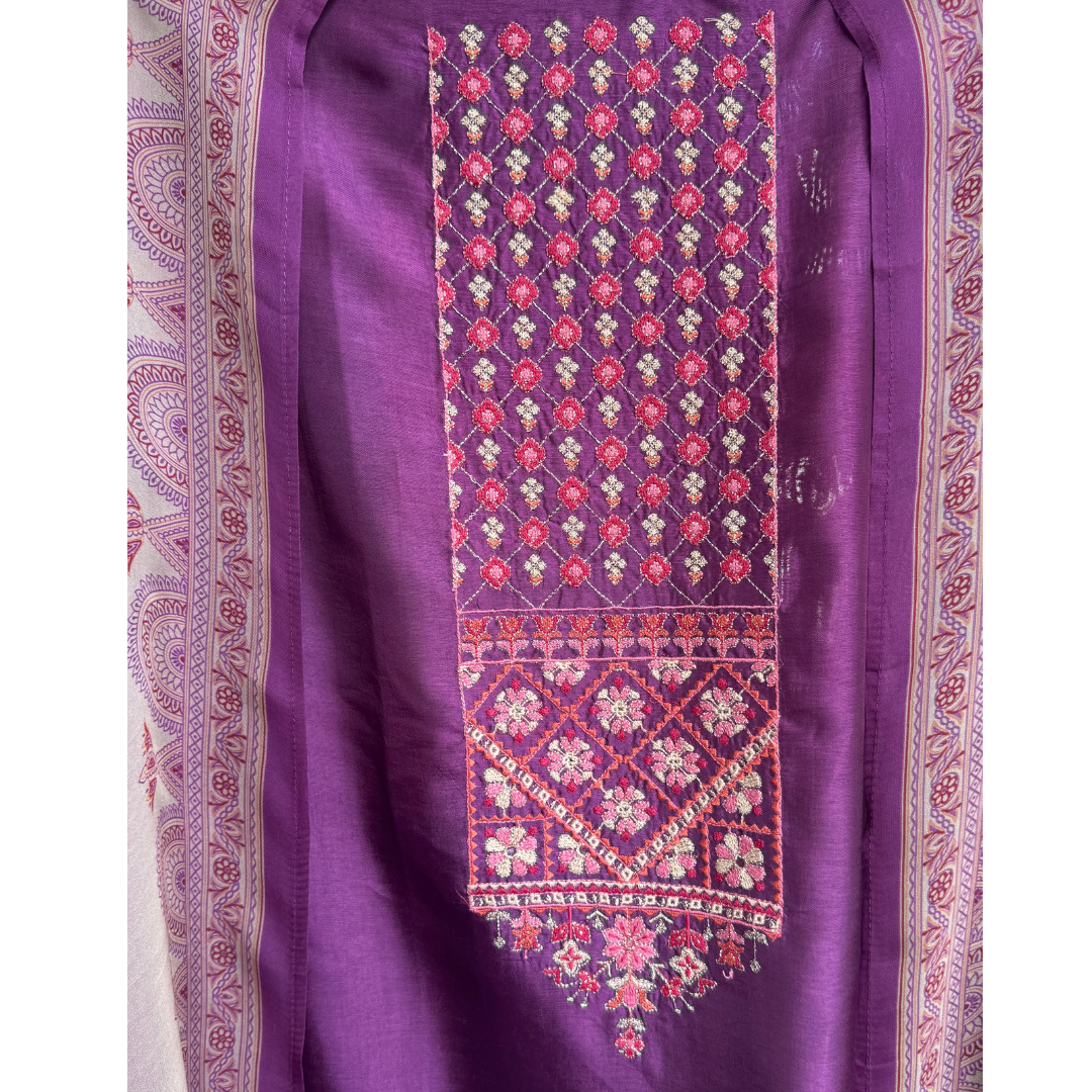Russian Silk Suit- B171