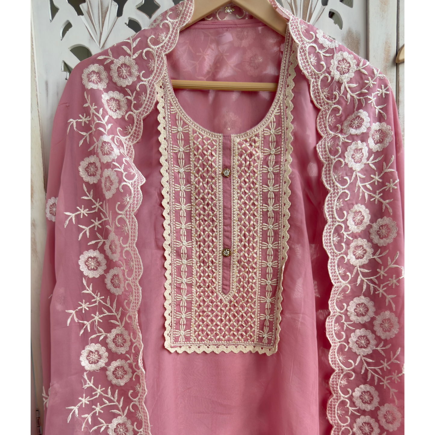 Organza Suit- D041