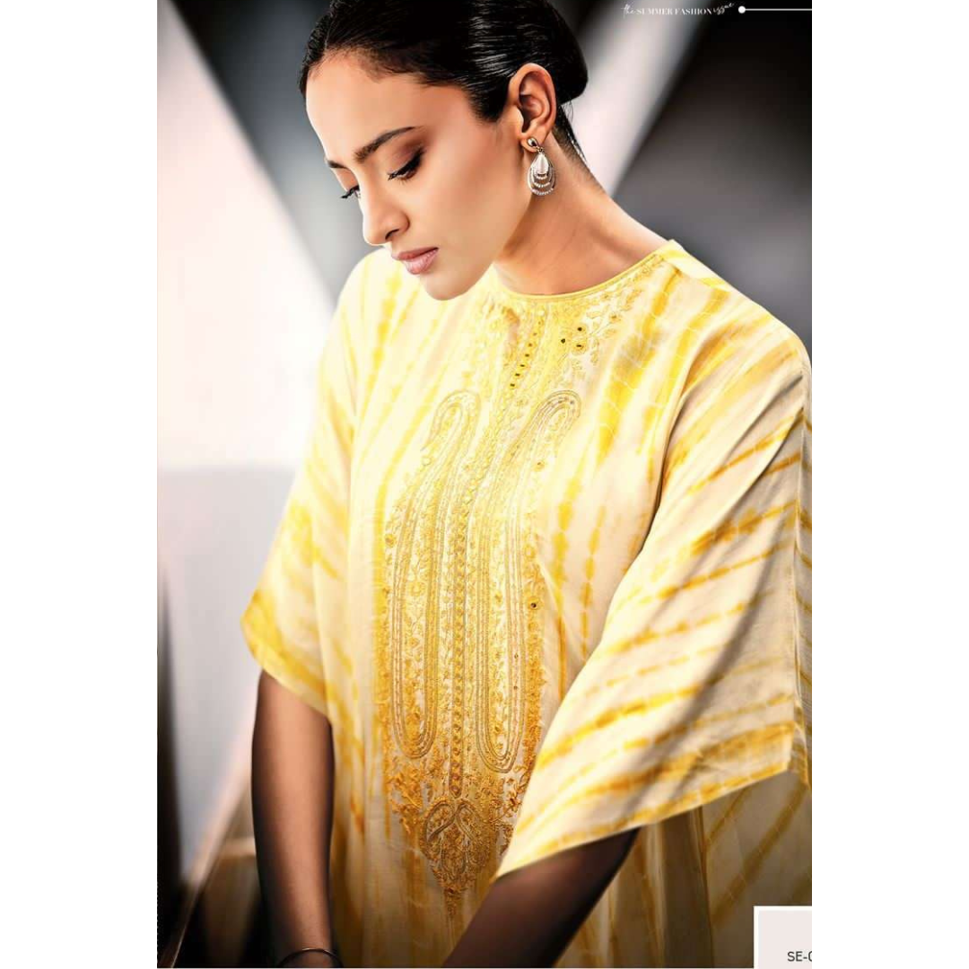 Unstitched Kaftan- B211