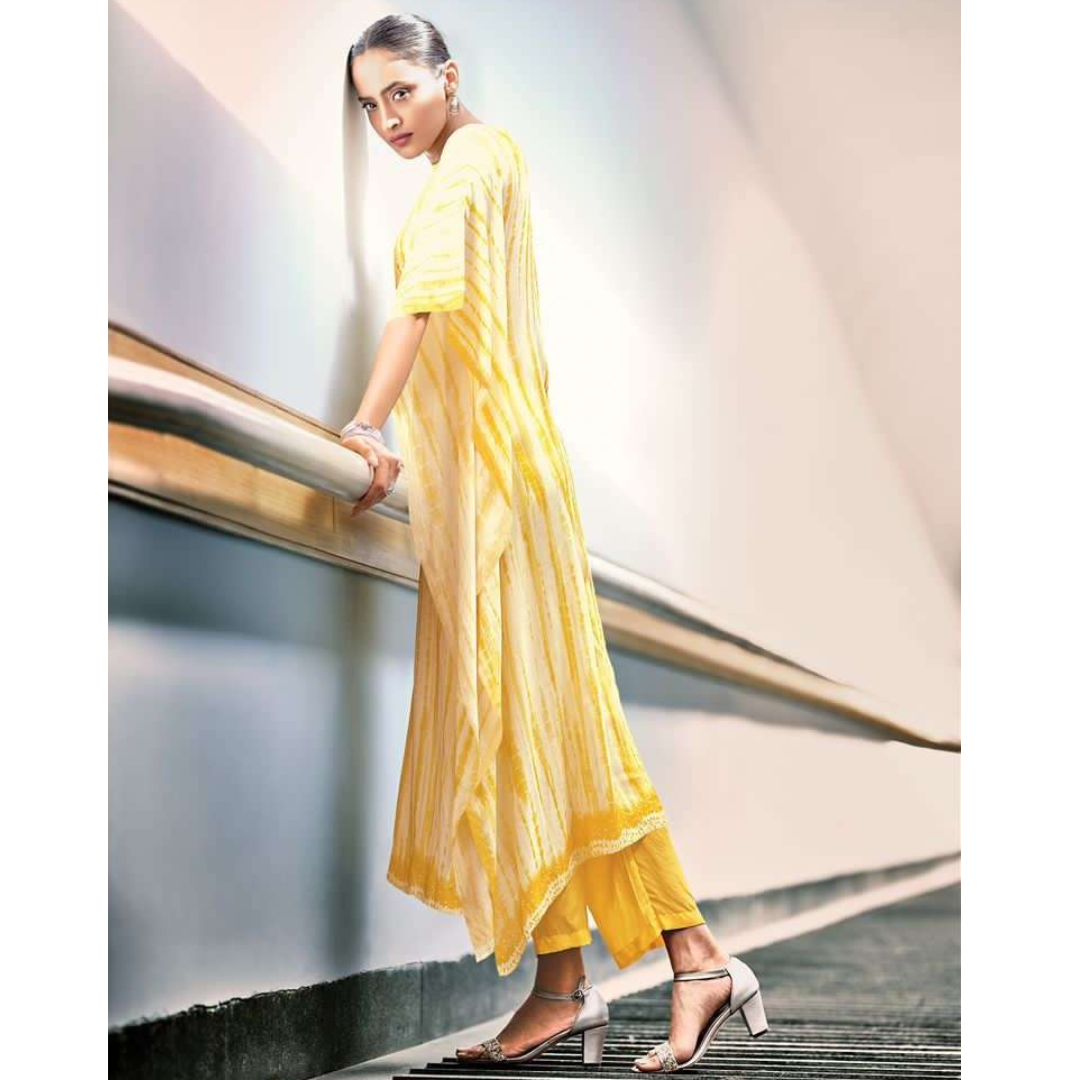 Unstitched Kaftan- B211