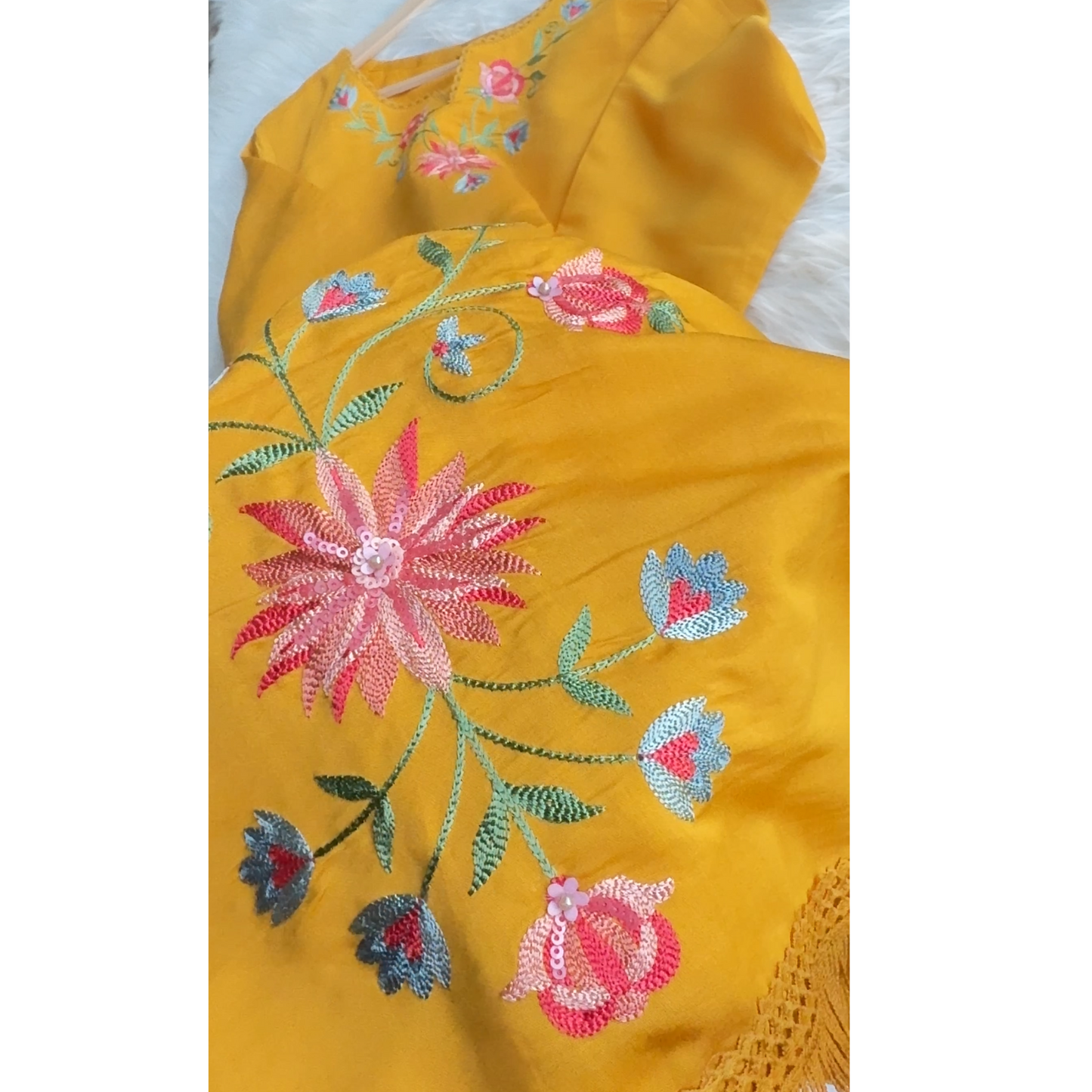 Modal Silk suit- R035
