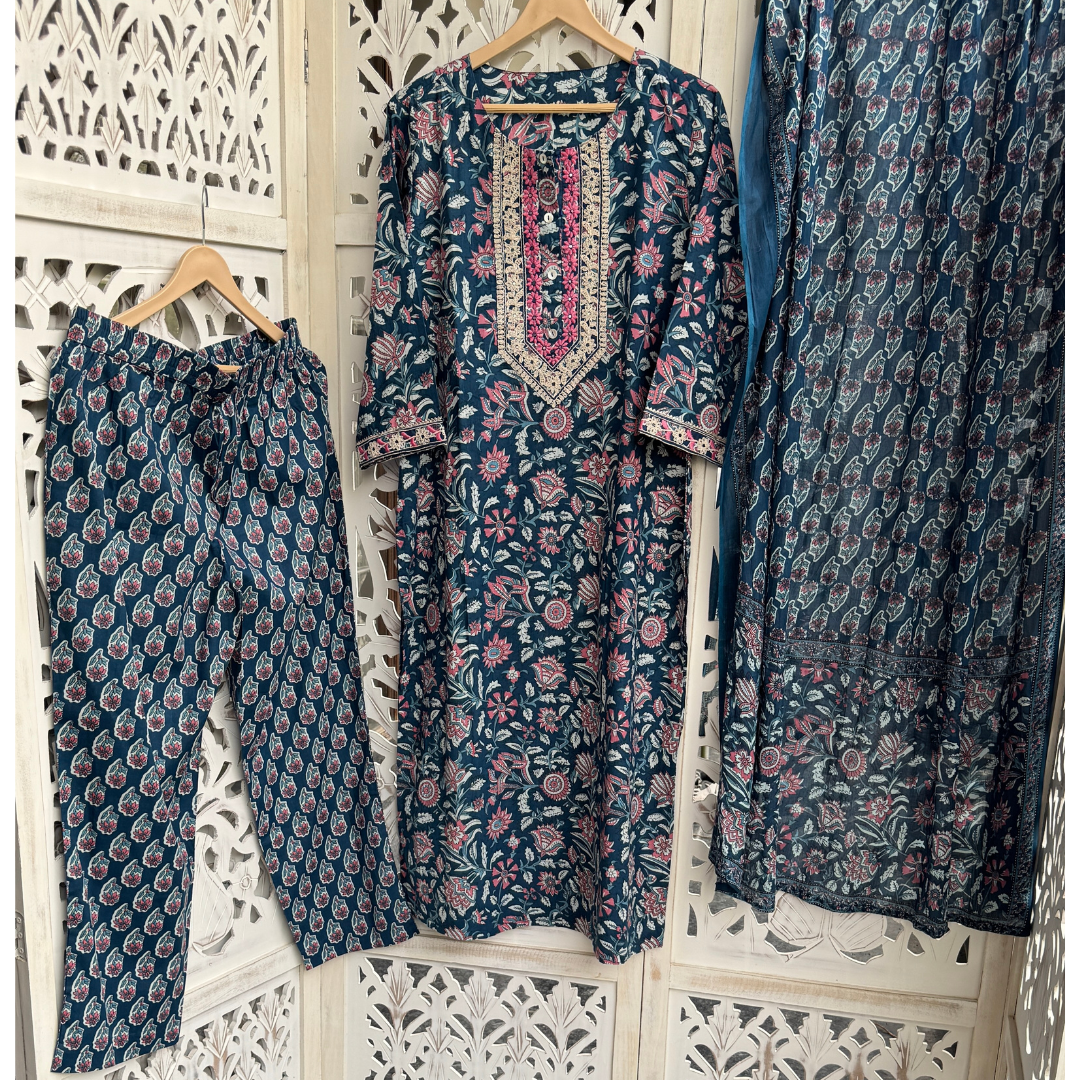 Cotton Suit Set- R079