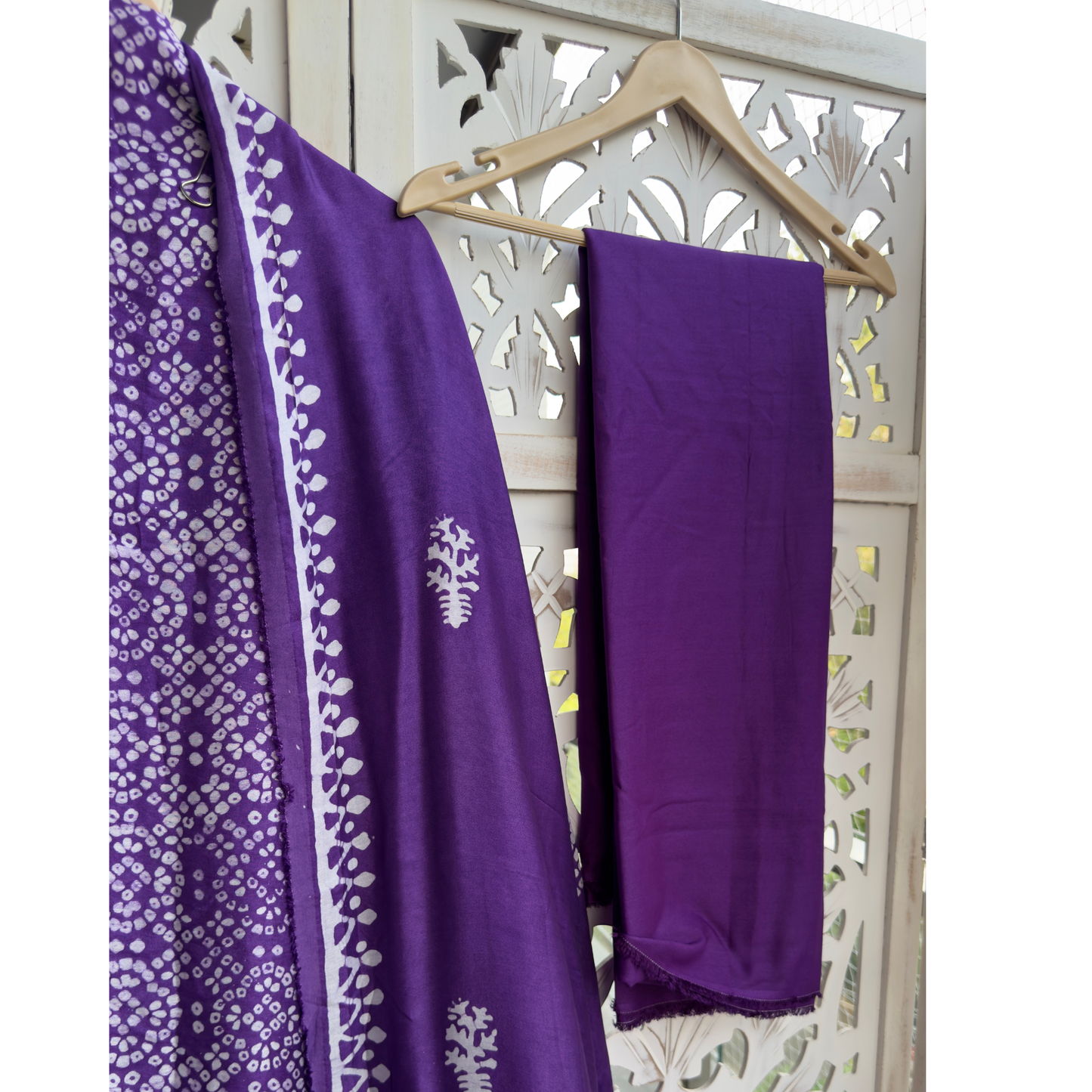 Modal Maheshwari Suit -E098