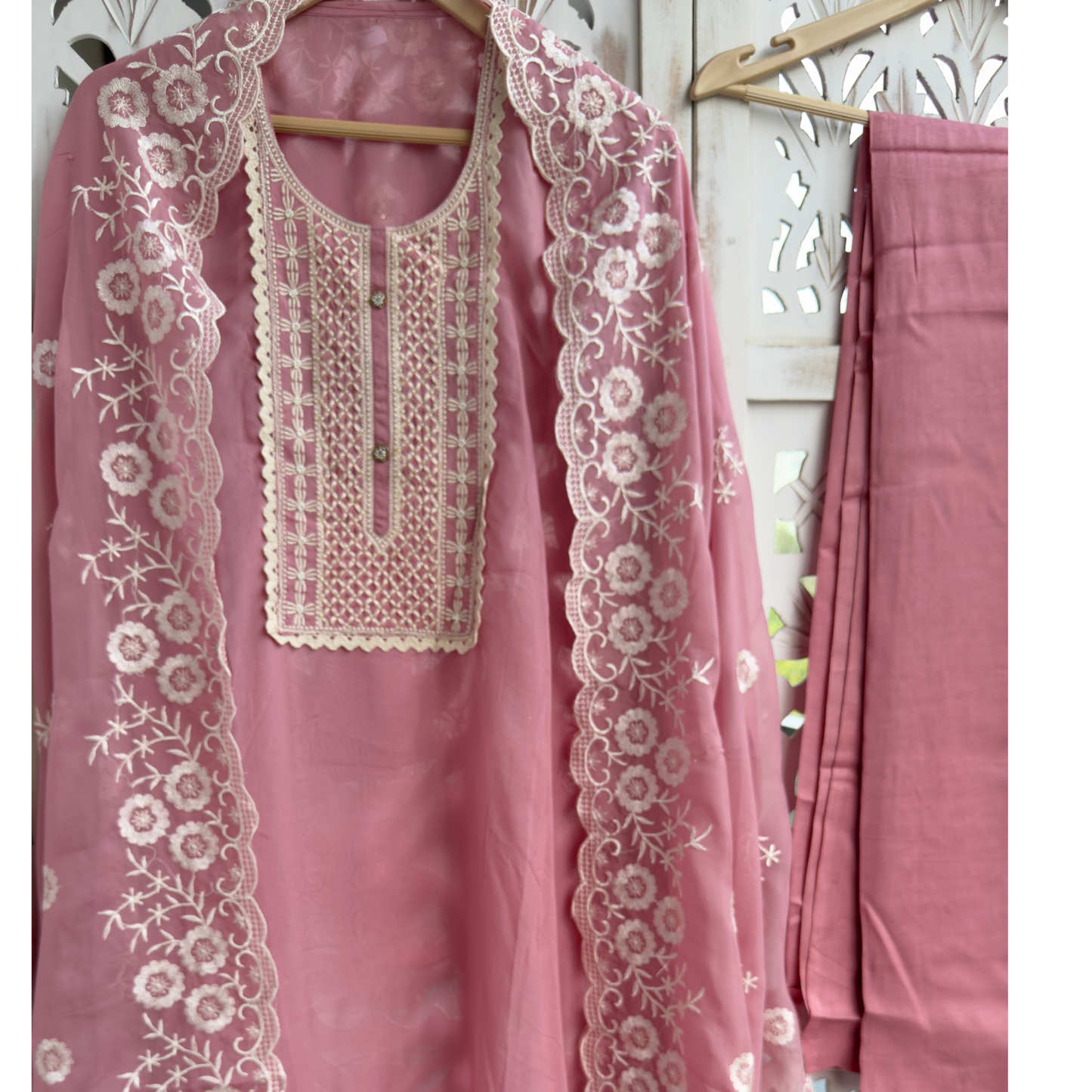 Organza Suit- D041