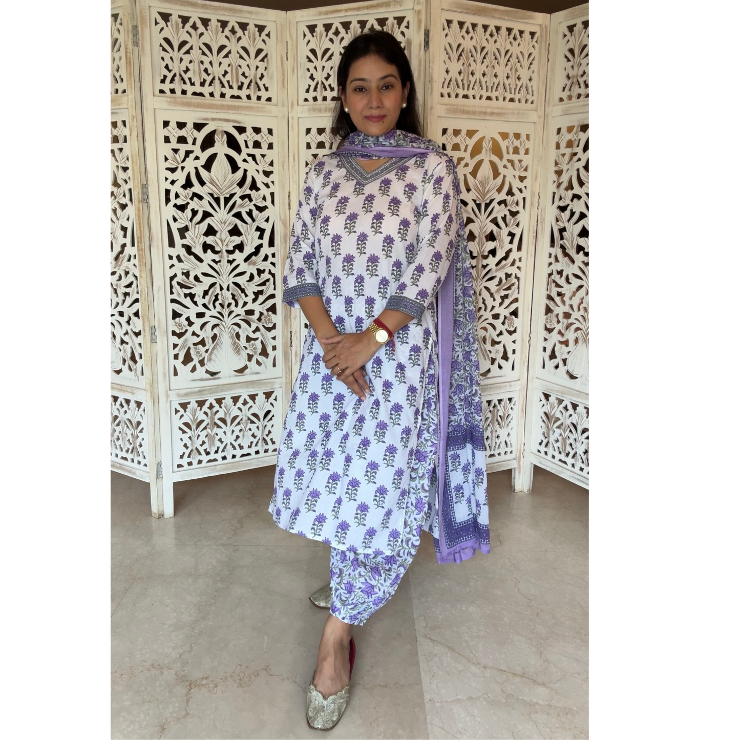 Cotton Suit set- R095
