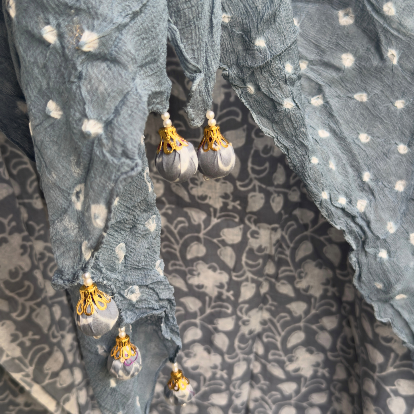 Cotton Suit- D080- grey