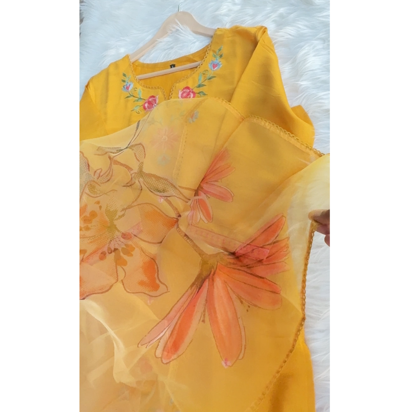 Modal Silk suit- R035