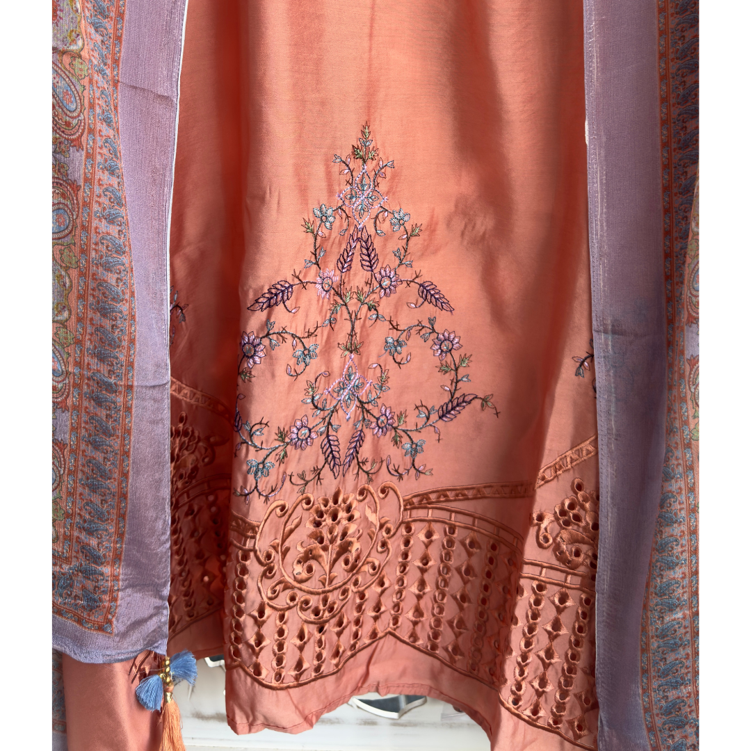 Modal Suit - orange- D132