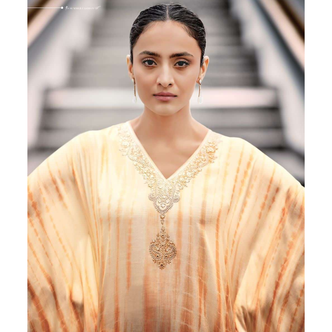 Unstitched Kaftan- B209