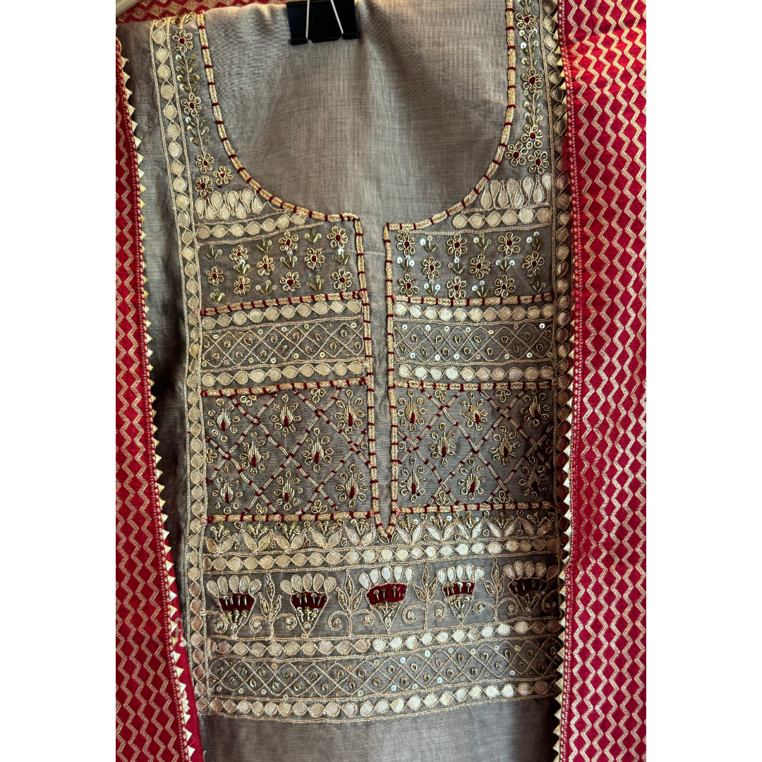 Chanderi Suit- D061