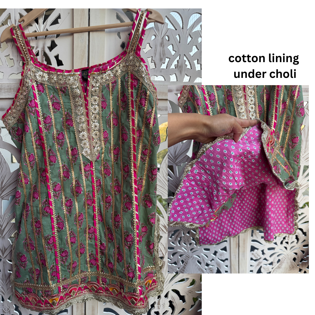 Cotton Sharara Set- R060