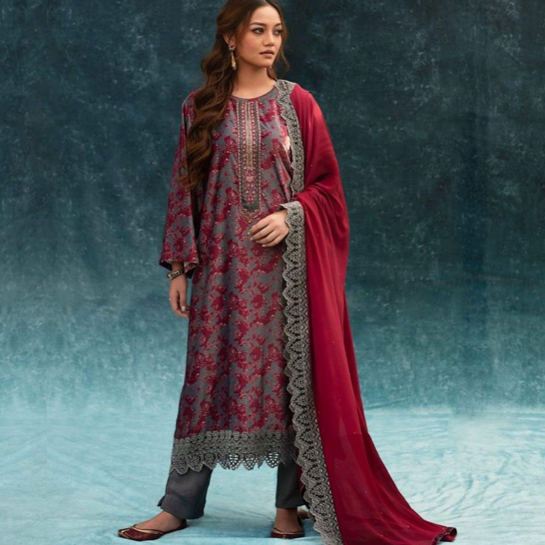 Velvet suit- B076