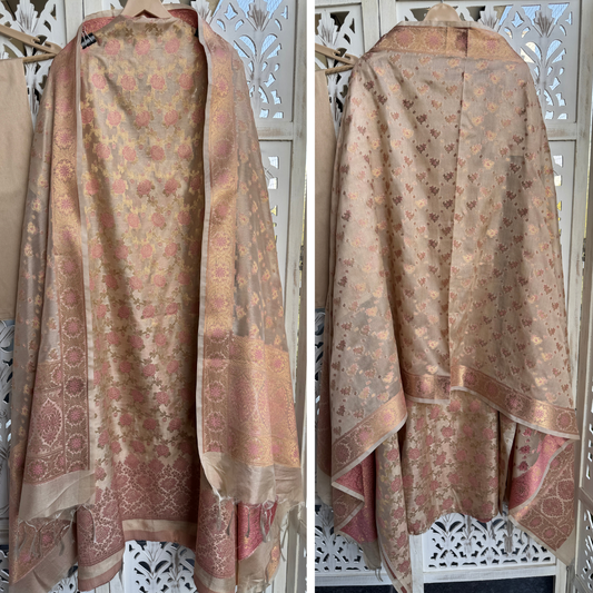 Banarasi Silk Suit-B136