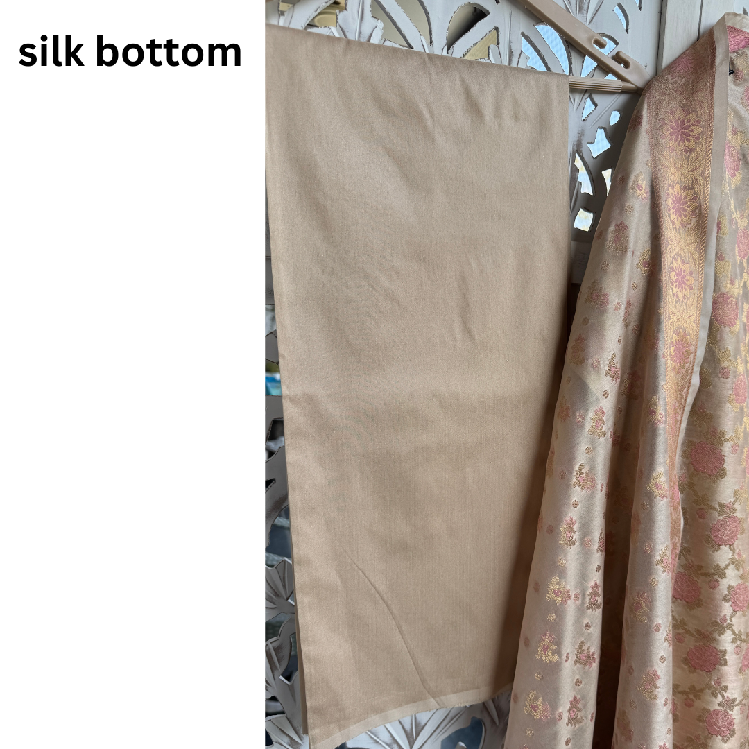 Banarasi Silk Suit-B136