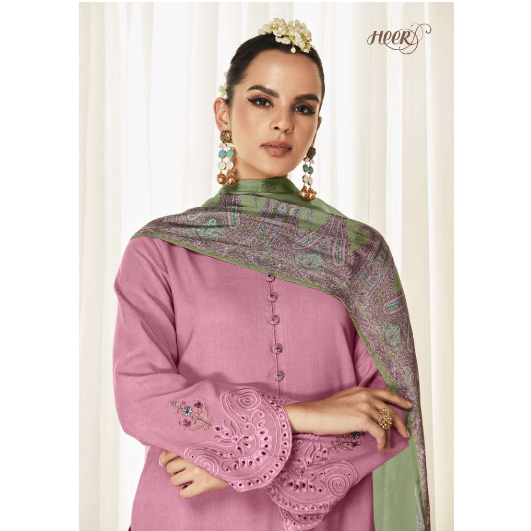 Modal Suit - pink- D131