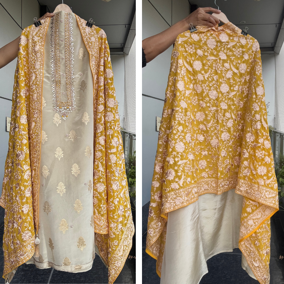 Banarasi tissue suit-E063Y