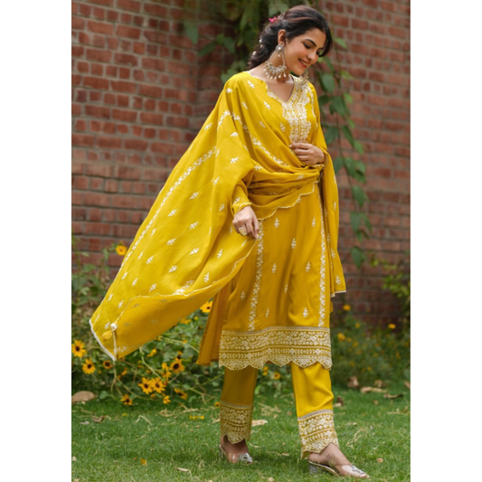 Rayon cotton suit- R091