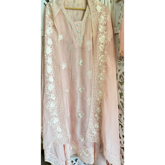 Organza Suit- E040