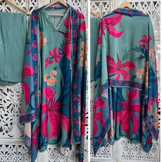 Muslin Suit-D098
