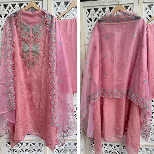 Organza Suit- D055