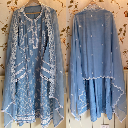 Pure Muslin Suit- E022