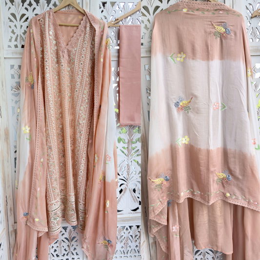 Georgette Suit - E040