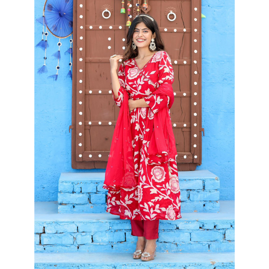 Chinon fabric nyra cut suit-R028