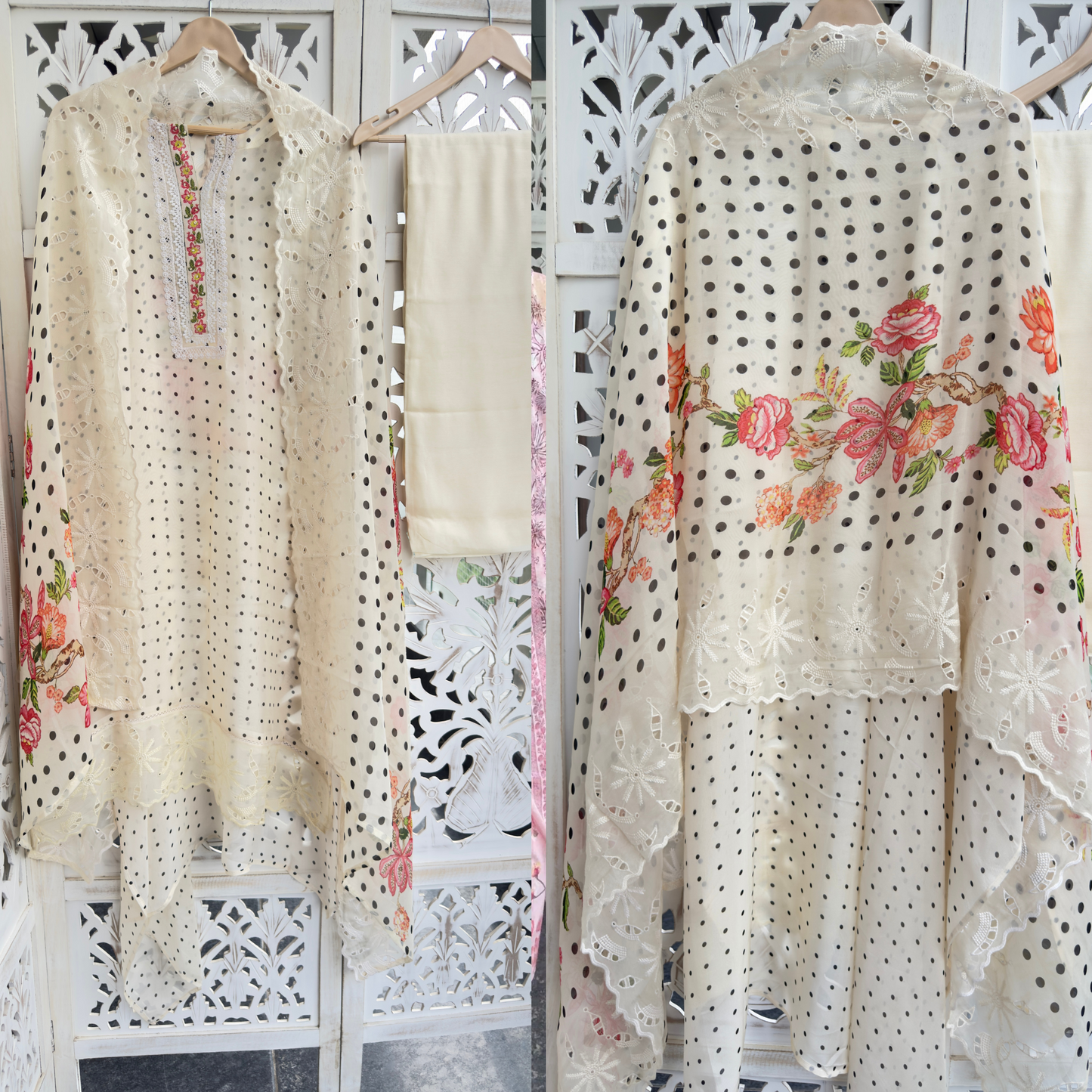 Organza Suit- D003