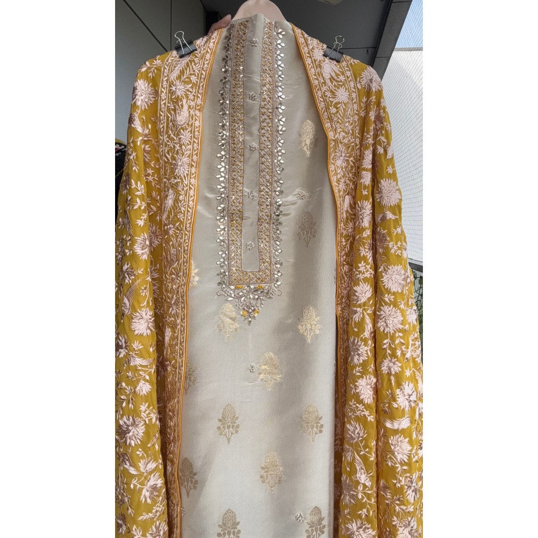 Banarasi tissue suit-E063Y
