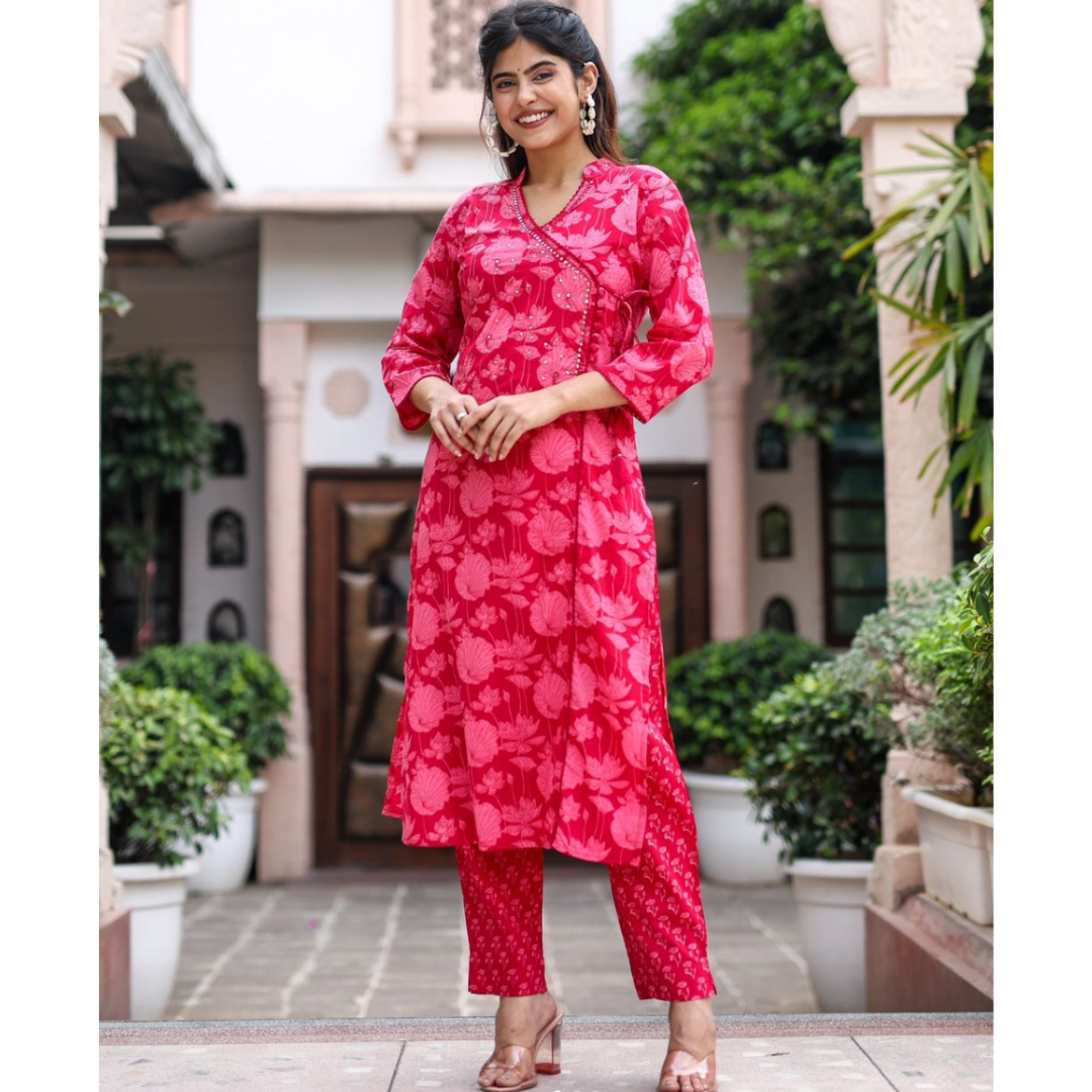 Kurta pant set- R088