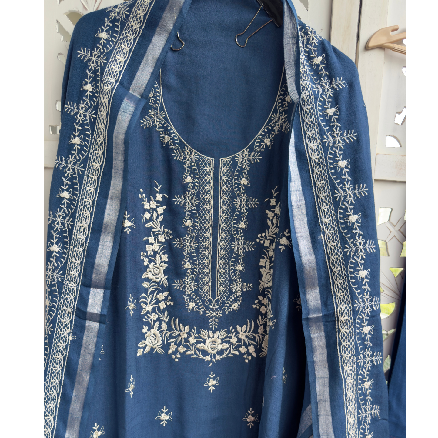 Linen Suit- D181 B