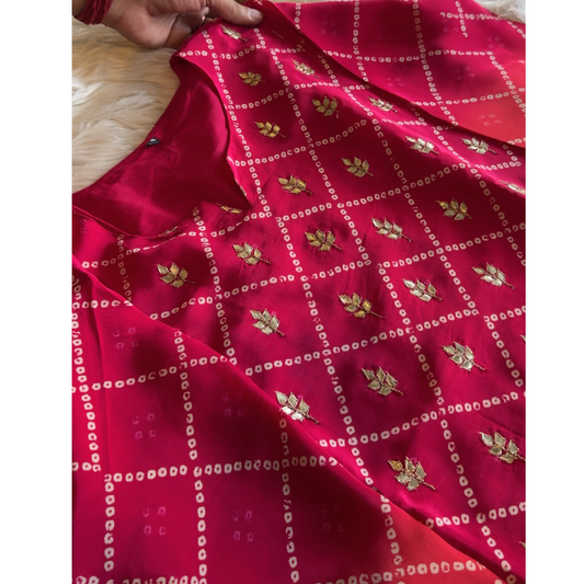 Crepe suit-  R106