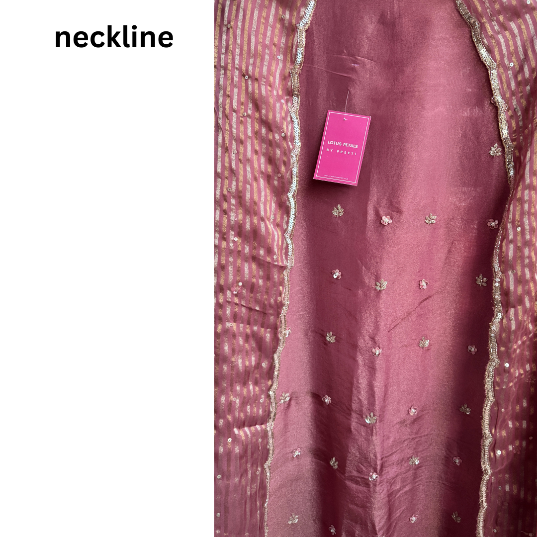 Pure Glass Shimmer tissue suit- E058