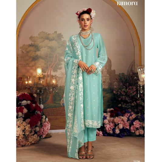 Organza Suit- D074