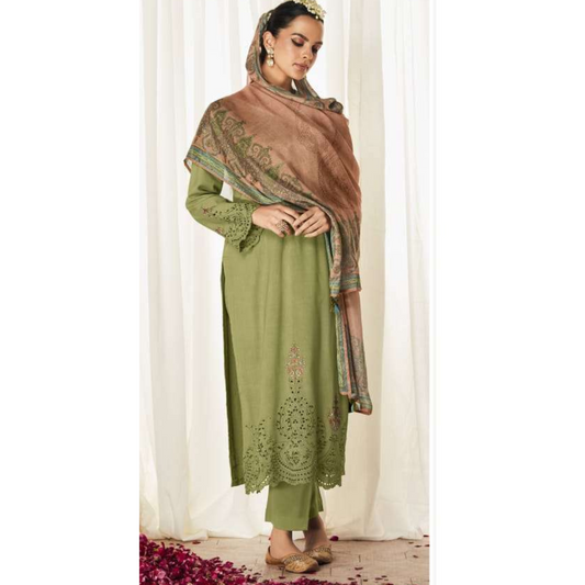 Modal Suit - green- D134