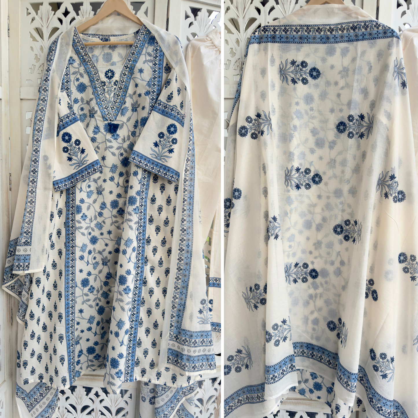 Cotton A line Suit set- R115