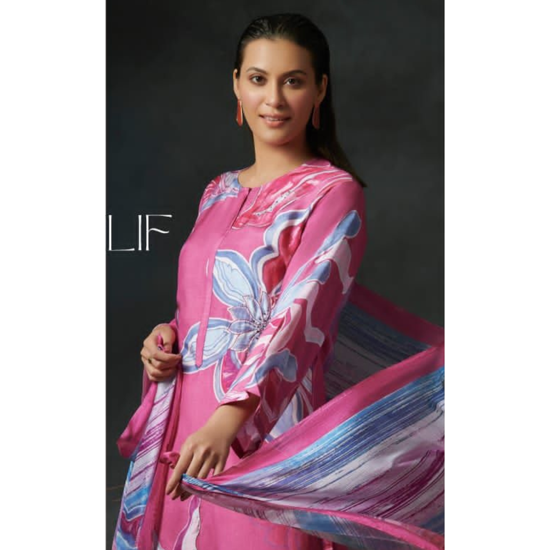 Pure Muslin Suit- D062